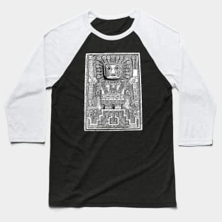 Sun gate, Sun God, Viracocha, Pre Columbian, Baseball T-Shirt